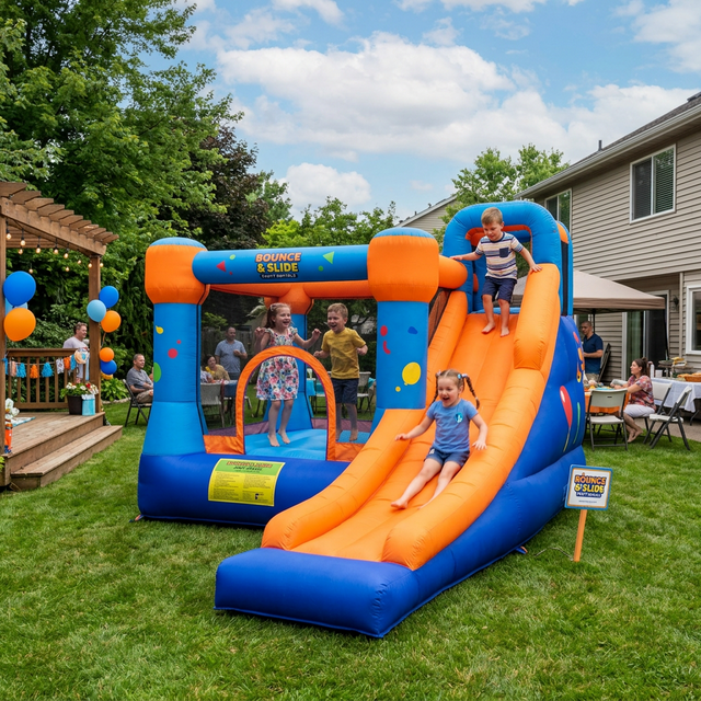 Combo Bounce and Slide Castle